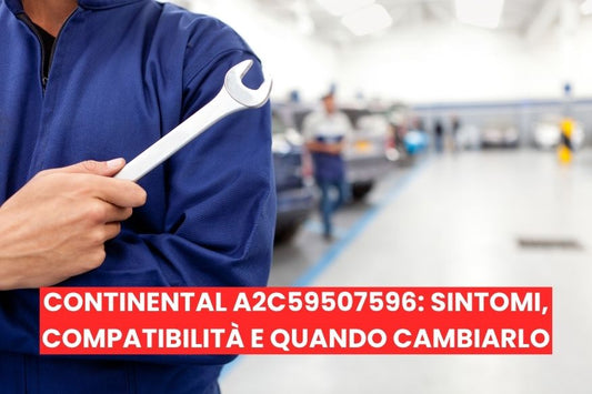 Meccanico in officina con una chiave inglese in mano che spiega nel dettaglio tutto ciò che c'è da sapere sull'Iniettore Continental A2C59507596