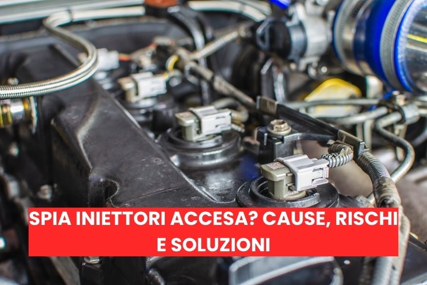 Interno di un motore diesel con iniettori Denso montati