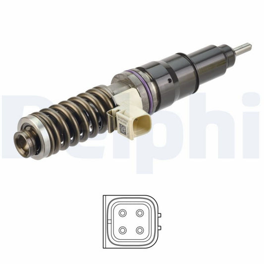 Iniettore Delphi BEBE4D44001 Nuovo Originale con garanzia 24 mesi